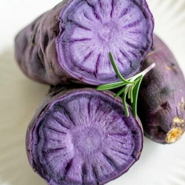 Baked Okinawan Purple Sweet Potatoes