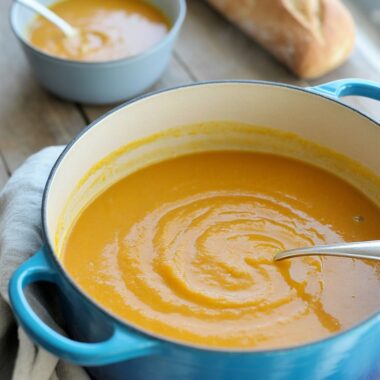 Butternut Squash and Sweet Potato Soup