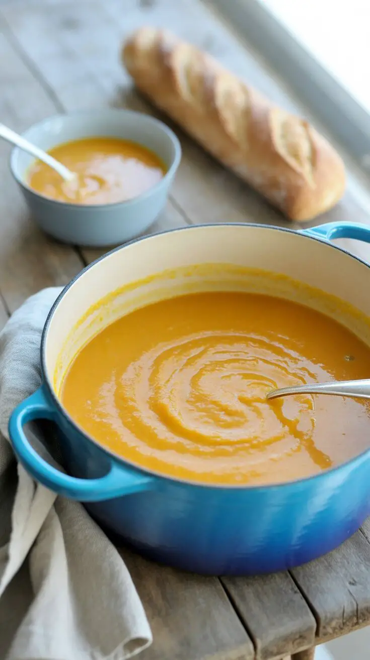 Butternut Squash and Sweet Potato Soup