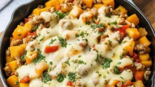Ground Turkey and Butternut Squash