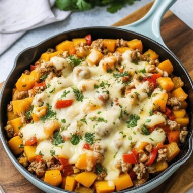 Ground Turkey and Butternut Squash