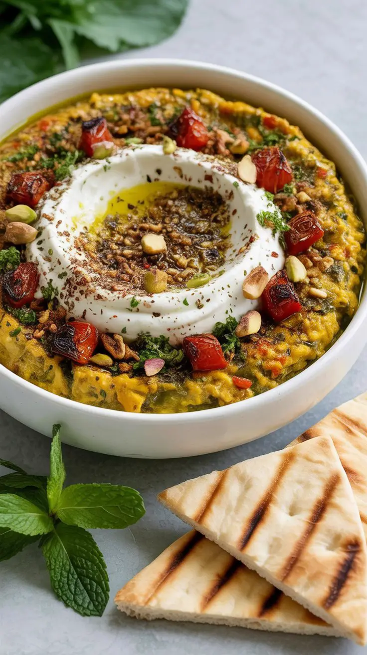 Kashke Bademjan (Persian Eggplant Dip)