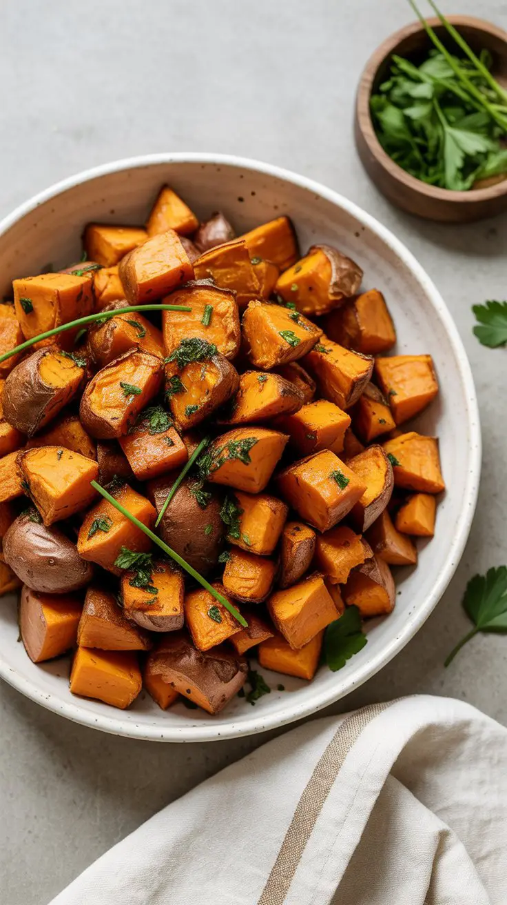 Oven Roasted Sweet Potatoes