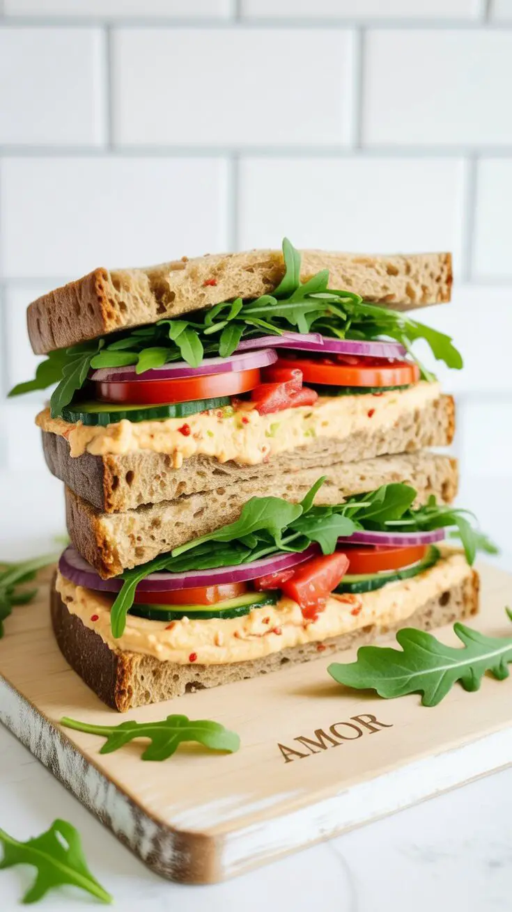 Panera Mediterranean Veggie Sandwich