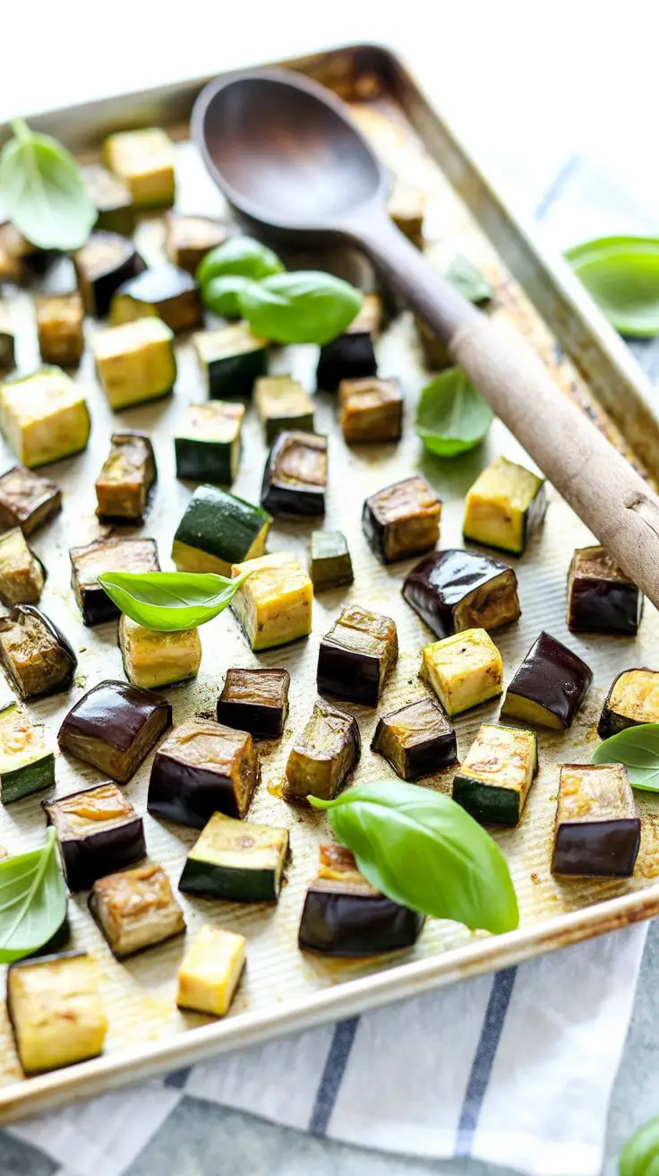 Roasted Eggplant and Zucchini