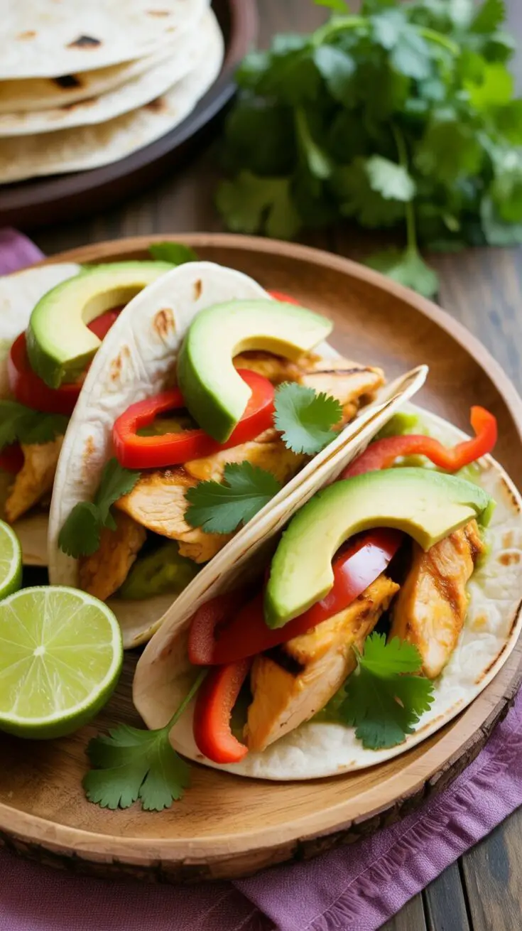 Slow Cooker Chicken Fajitas
