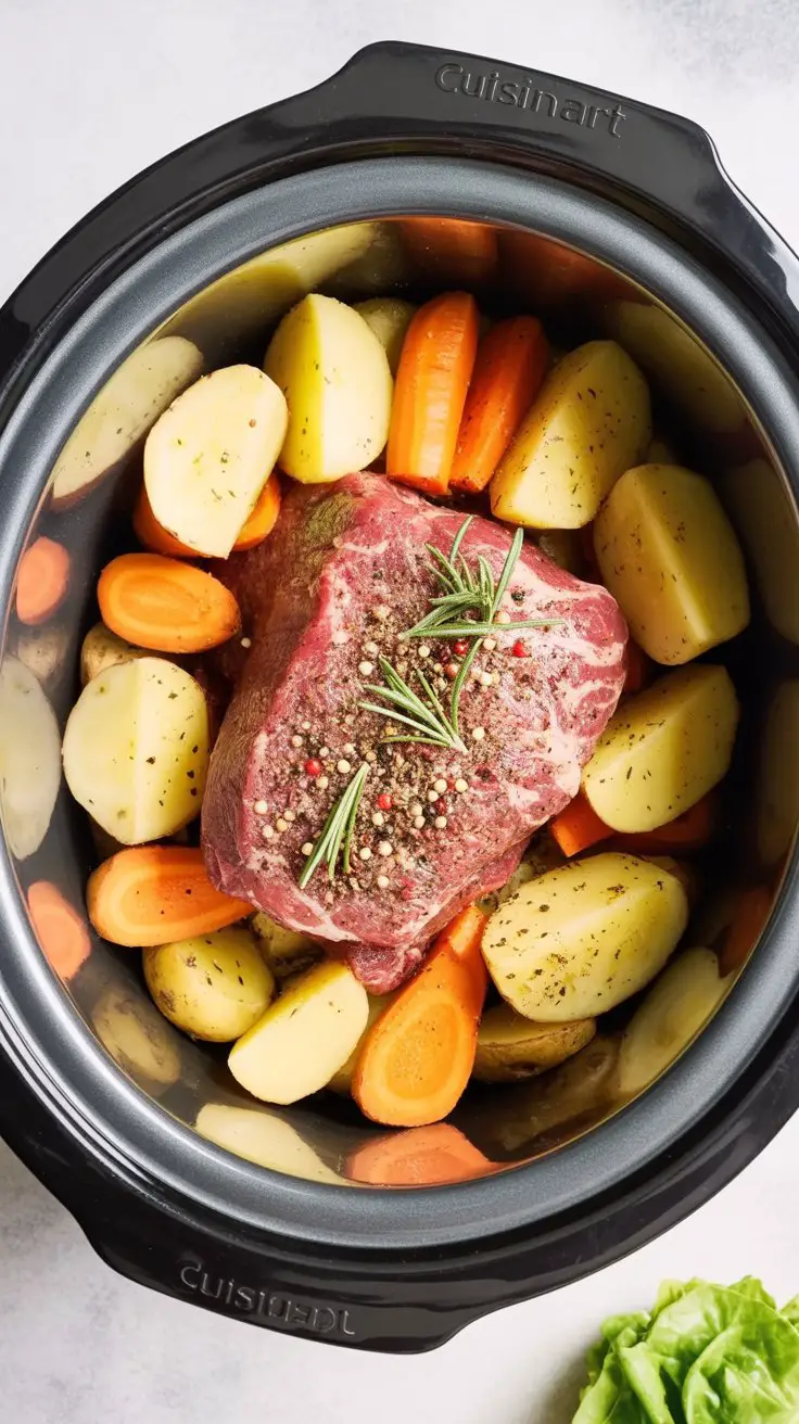 Slow Cooker Corned Beef and Cabbage recipe