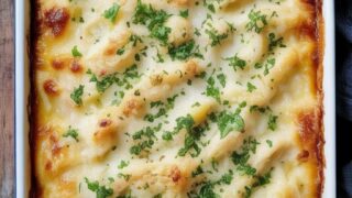 Acorn and Butternut Squash Gratin Casserole