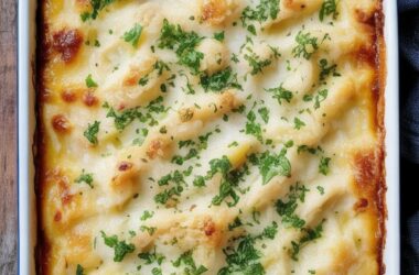 Acorn and Butternut Squash Gratin Casserole