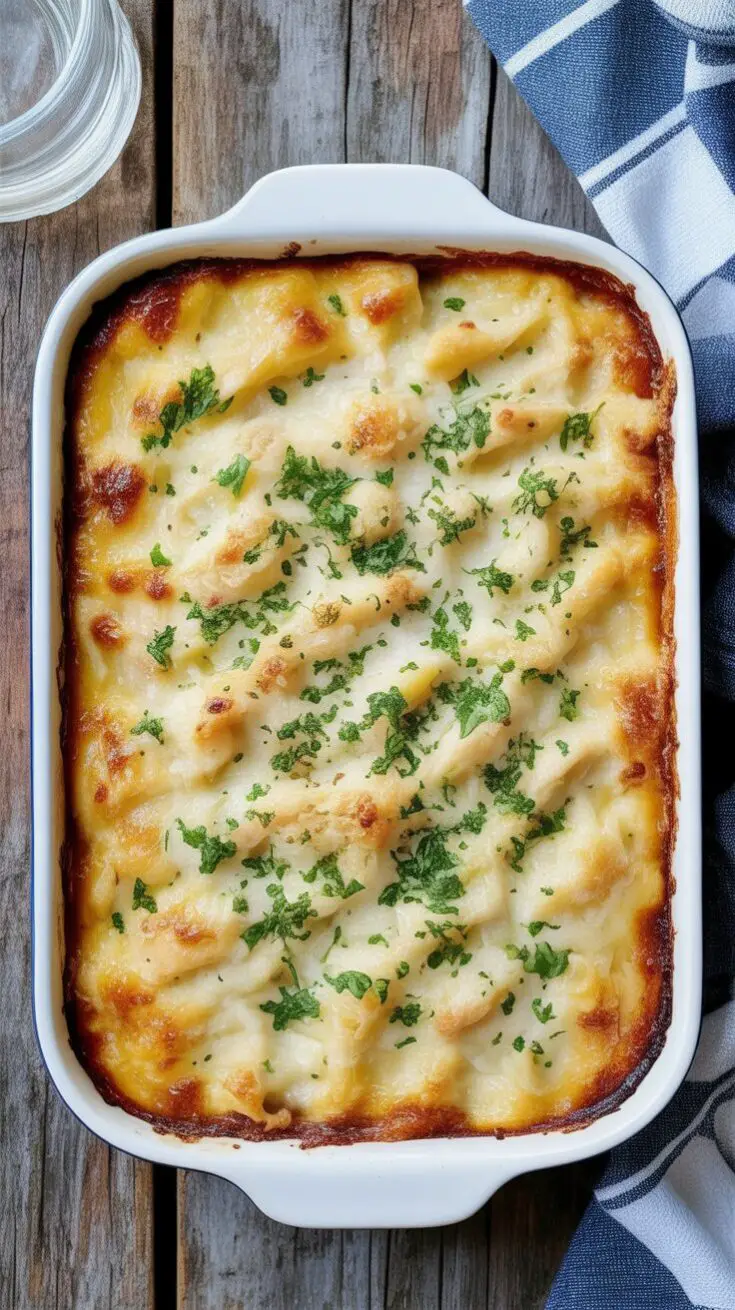 Acorn and Butternut Squash Gratin Casserole