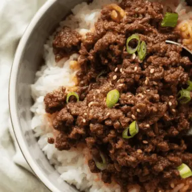 easy Asian Ground Beef