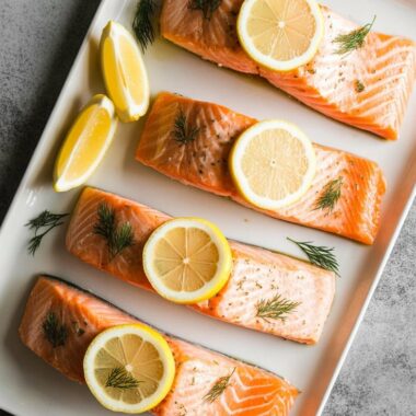 Baked King Salmon