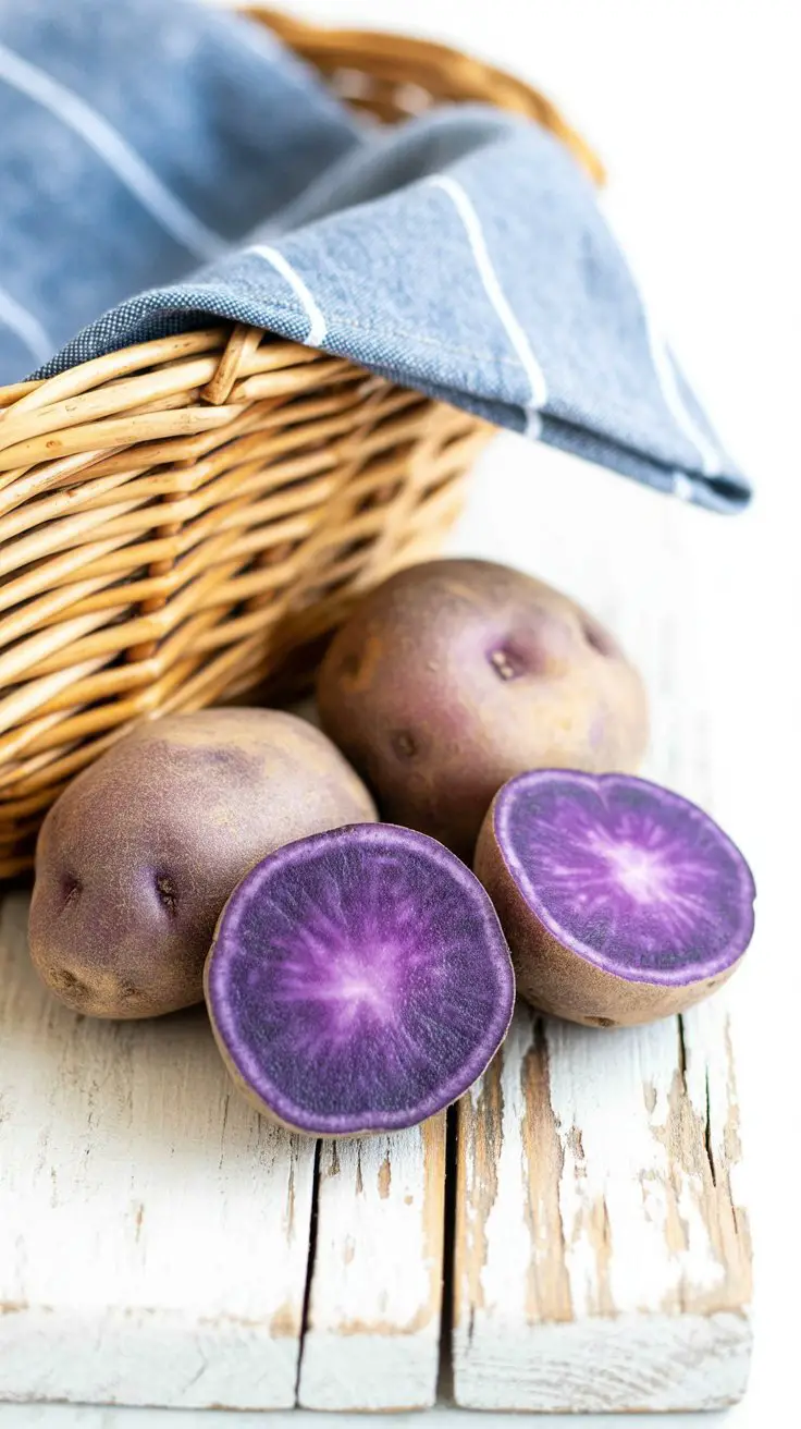 Baked Okinawan Purple Sweet Potatoes