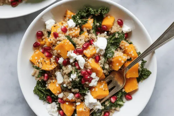 easy Butternut Squash Quinoa Salad