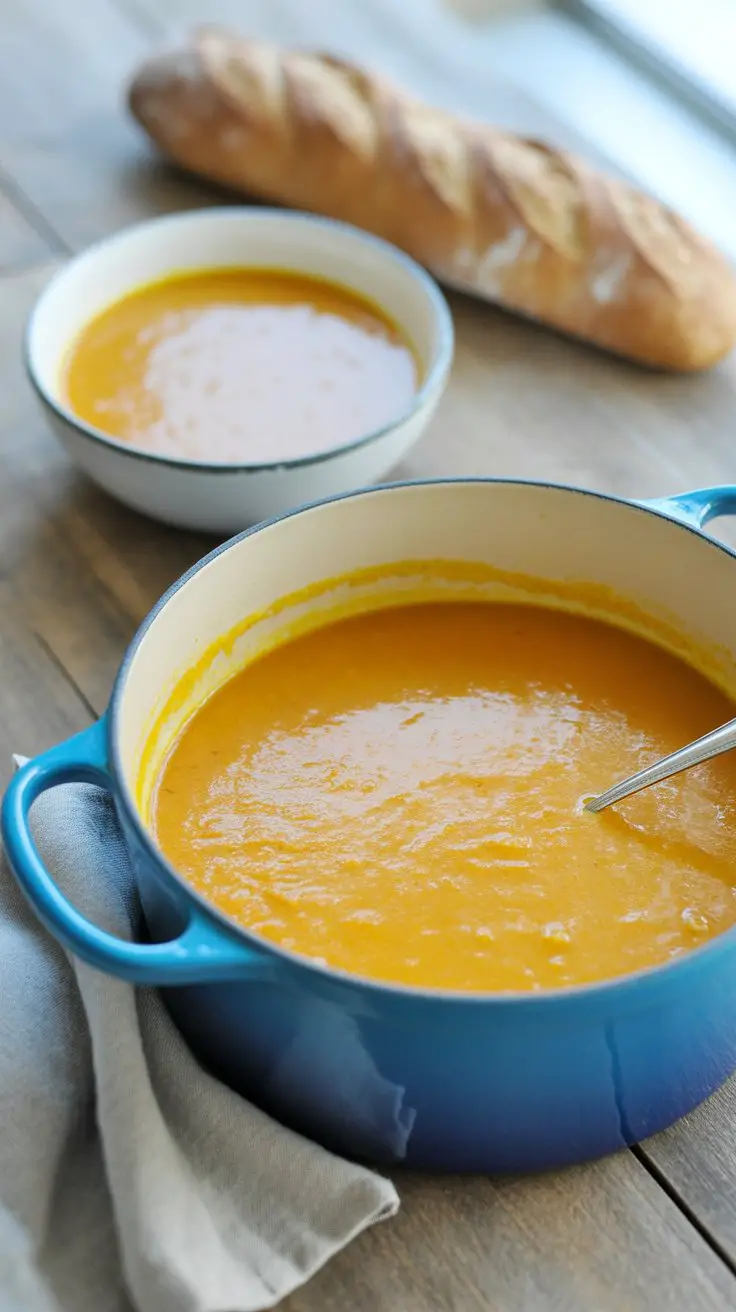 Butternut Squash and Sweet Potato Soup