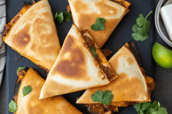 easy Cheesy Ground Beef Quesadillas