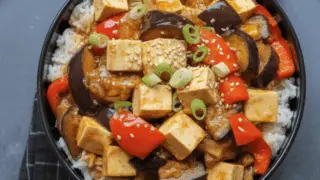 easy Eggplant Tofu Stir Fry