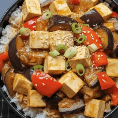 easy Eggplant Tofu Stir Fry