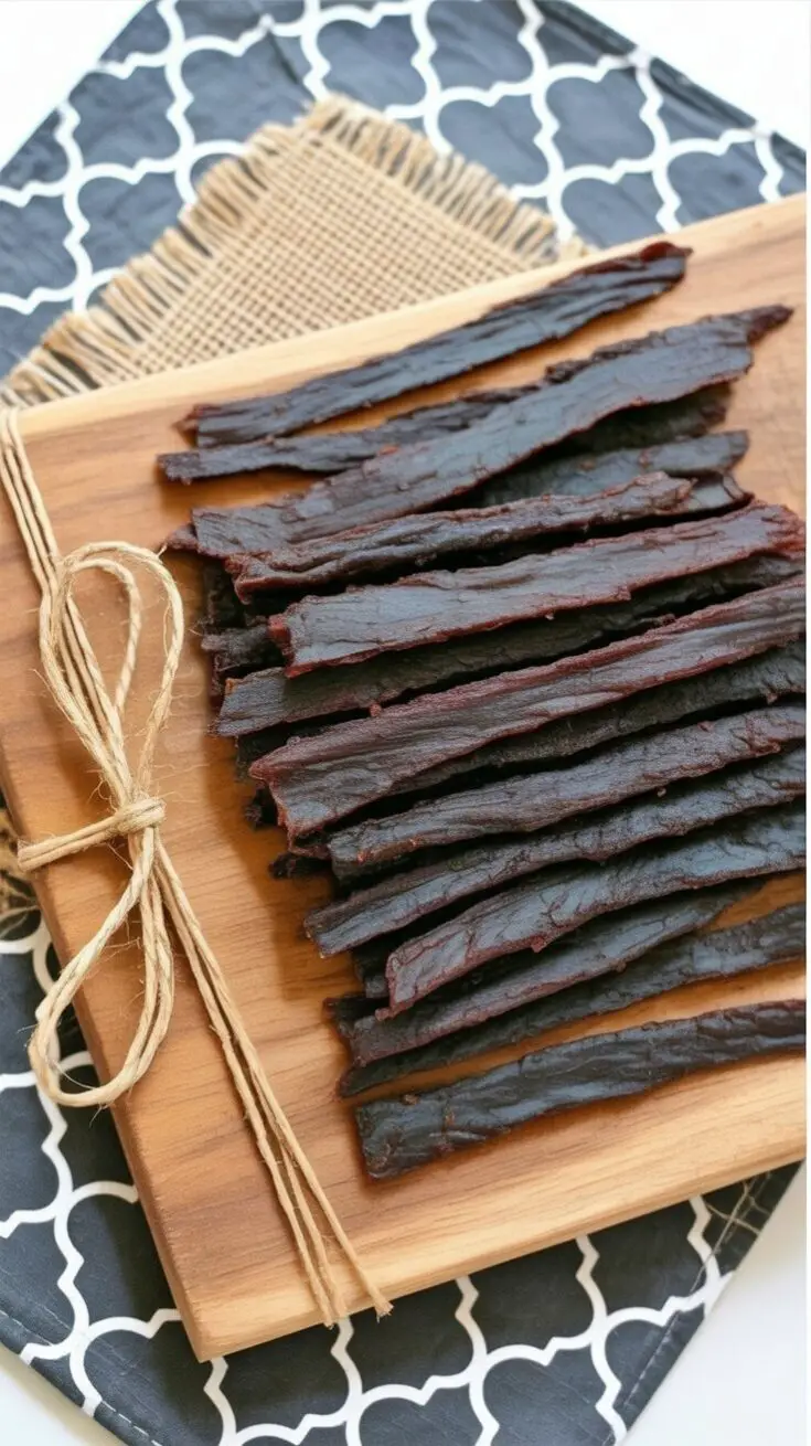 Ground Beef Jerky Recipe dehydrator