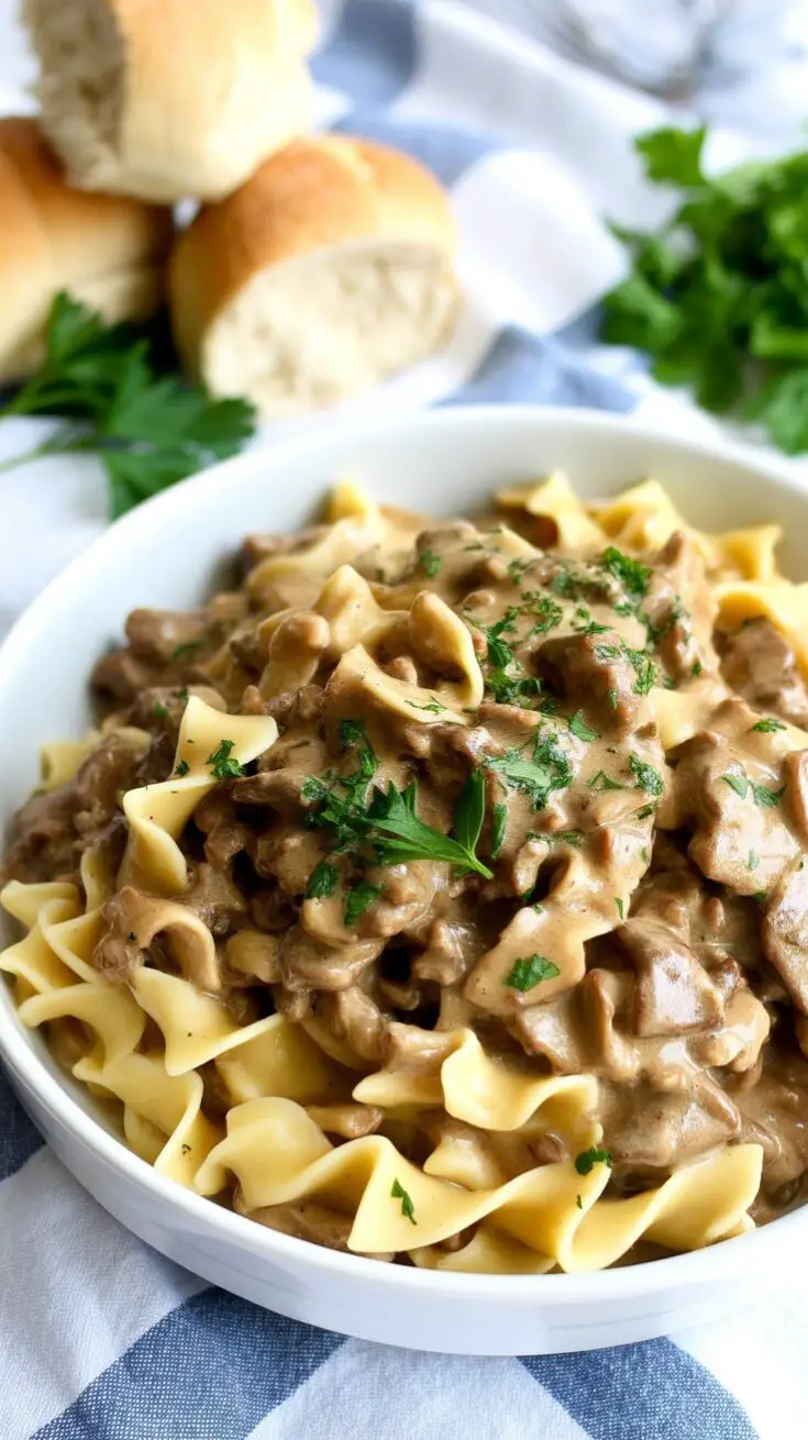 Ground Beef and Mushroom Skillet