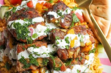 Mediterranean Chicken Rice Bowls