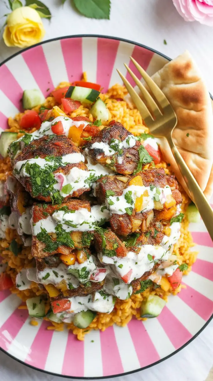 Mediterranean Chicken Rice Bowls