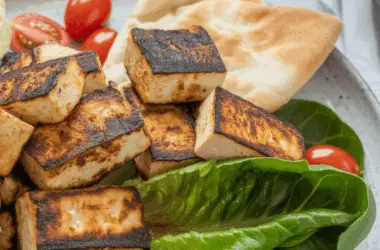 easy Mediterranean Grilled Tofu