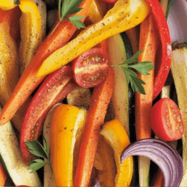 easy Mediterranean Roasted Vegetables