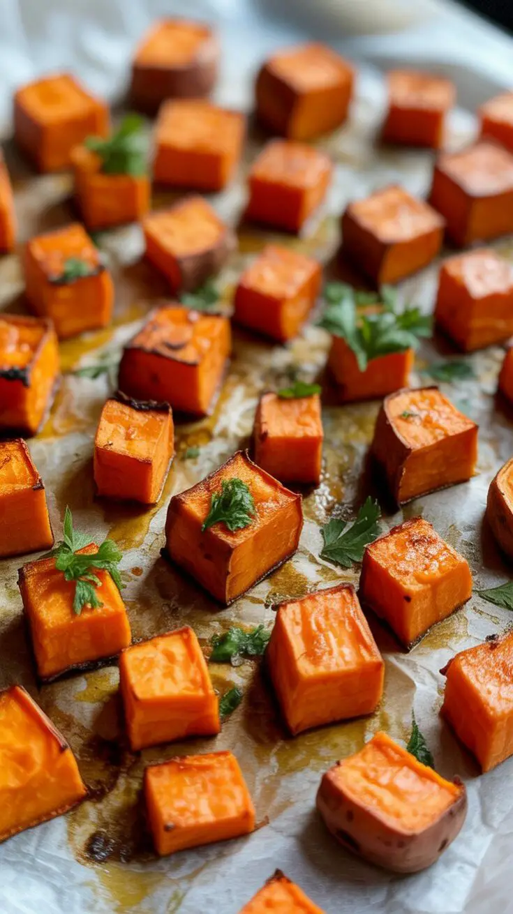 Oven Roasted Sweet Potatoes