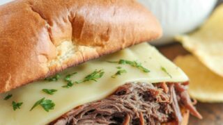 Slow Cooker French Dip Sandwiches