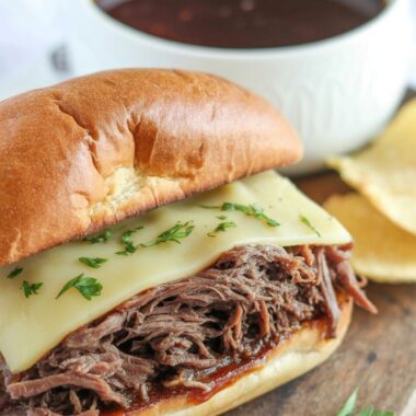 Slow Cooker French Dip Sandwiches