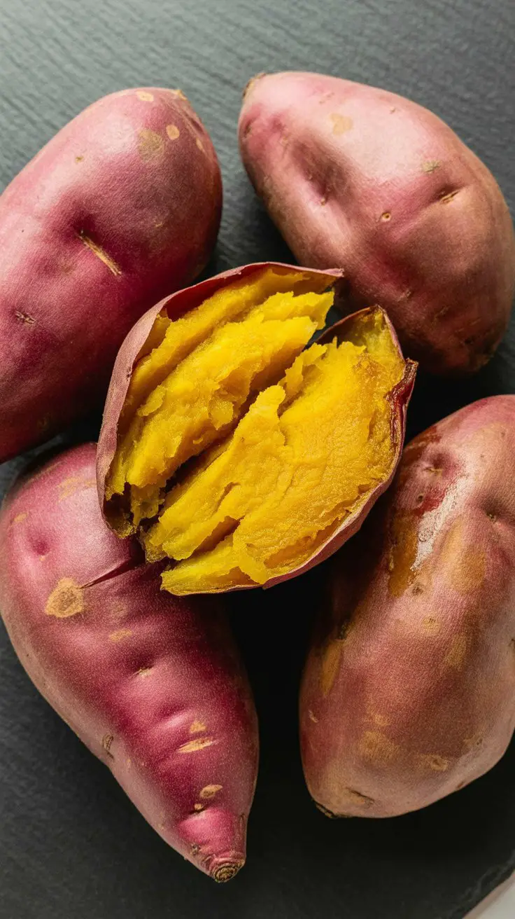 Perfect Baked Murasaki Sweet Potatoes