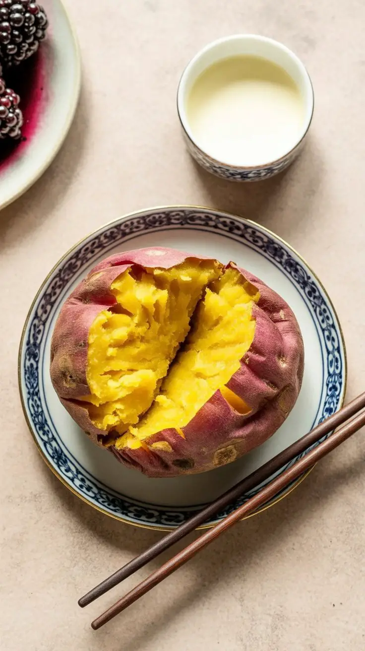 Perfect Baked Murasaki Sweet Potatoes