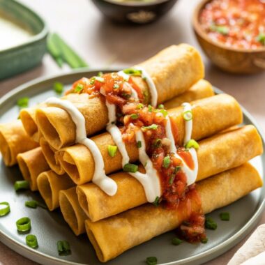 Air Fryer Chicken Taquitos easy