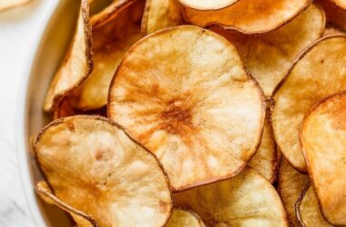 Air Fryer Salt and Vinegar Potato Chips easy