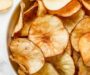Air Fryer Salt and Vinegar Potato Chips