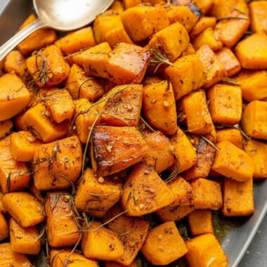 Cinnamon Roasted Butternut Squash easy