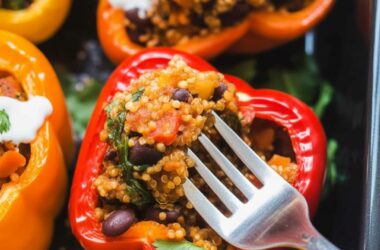 Crockpot Stuffed Peppers easy