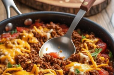Ground Beef and Rice Skillet easy
