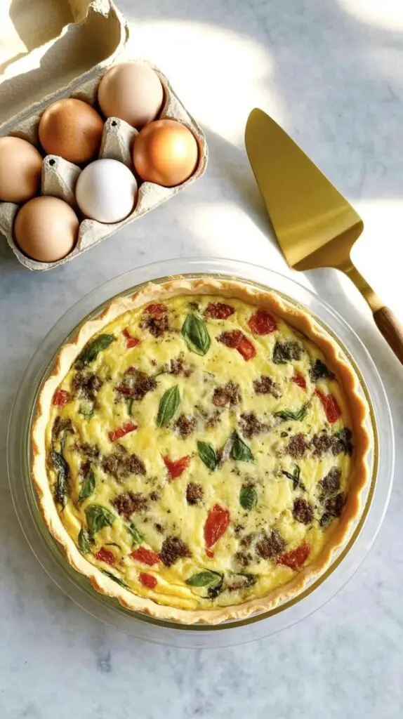 Mediterranean Quiche easy