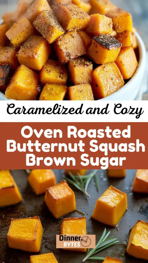 Oven Roasted Butternut Squash Brown Sugar