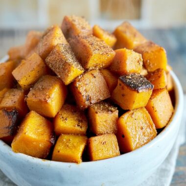 Oven Roasted Butternut Squash Brown Sugar easy