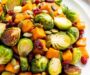 Roasted Butternut Squash and Brussels Sprouts