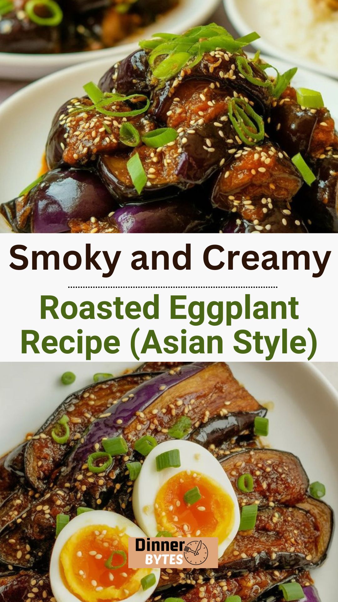 Roasted Eggplant Recipe (Asian Style)