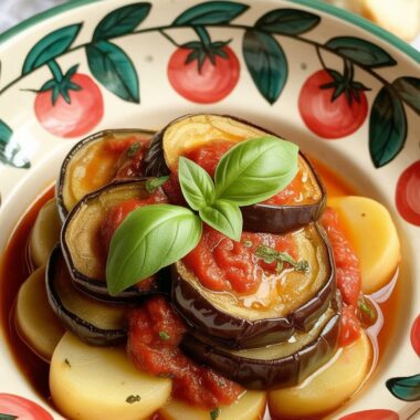 Roasted Eggplant and Potatoes easy