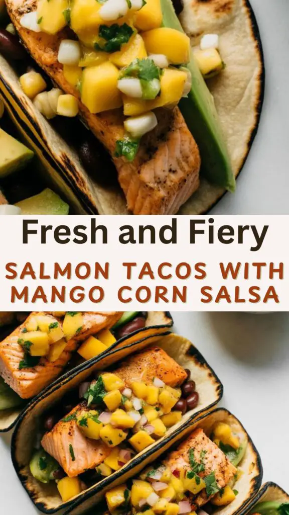 Salmon Tacos with Mango Corn Salsa