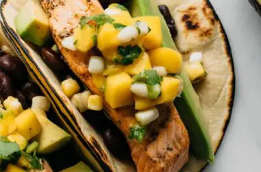 Salmon Tacos with Mango Corn Salsa best