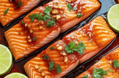 Spicy Chili Honey Salmon easy