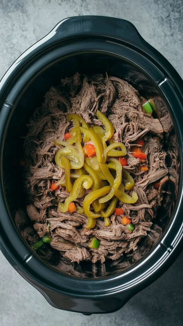 Slow Cooker Italian Beef