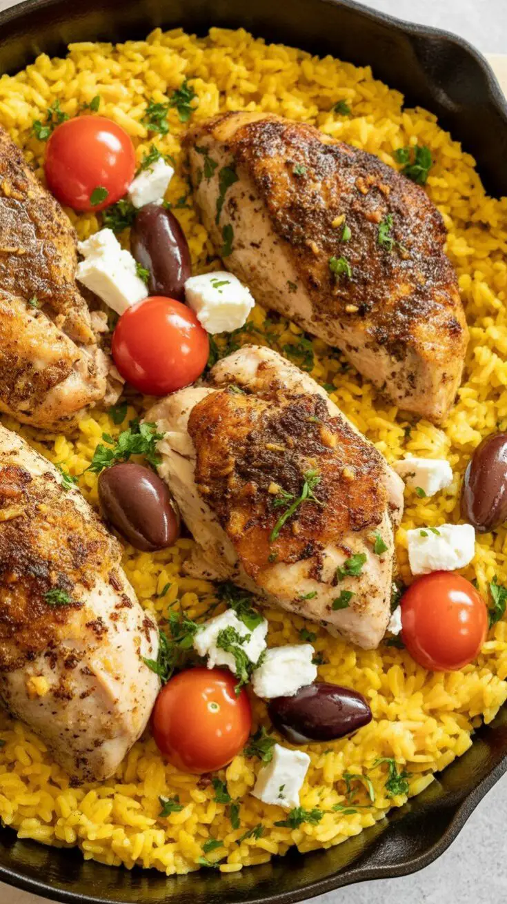 Mediterranean Chicken and Rice
